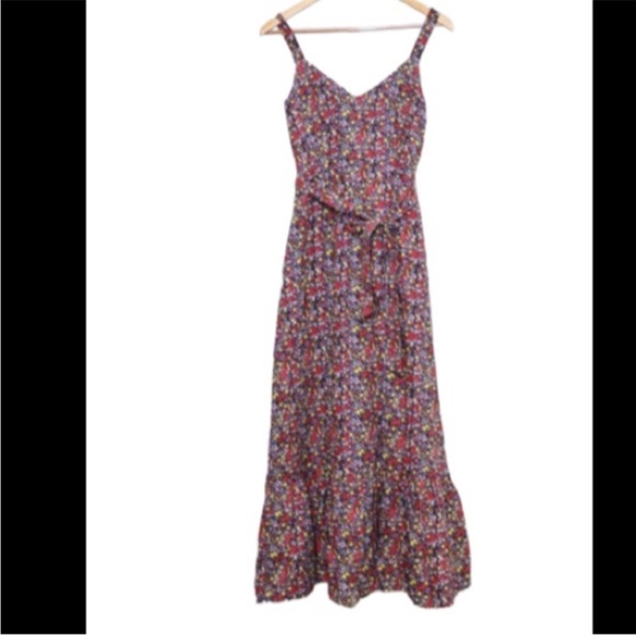 J. Crew factory misty ditsy floral tiered maxi dress - Picture 3 of 7